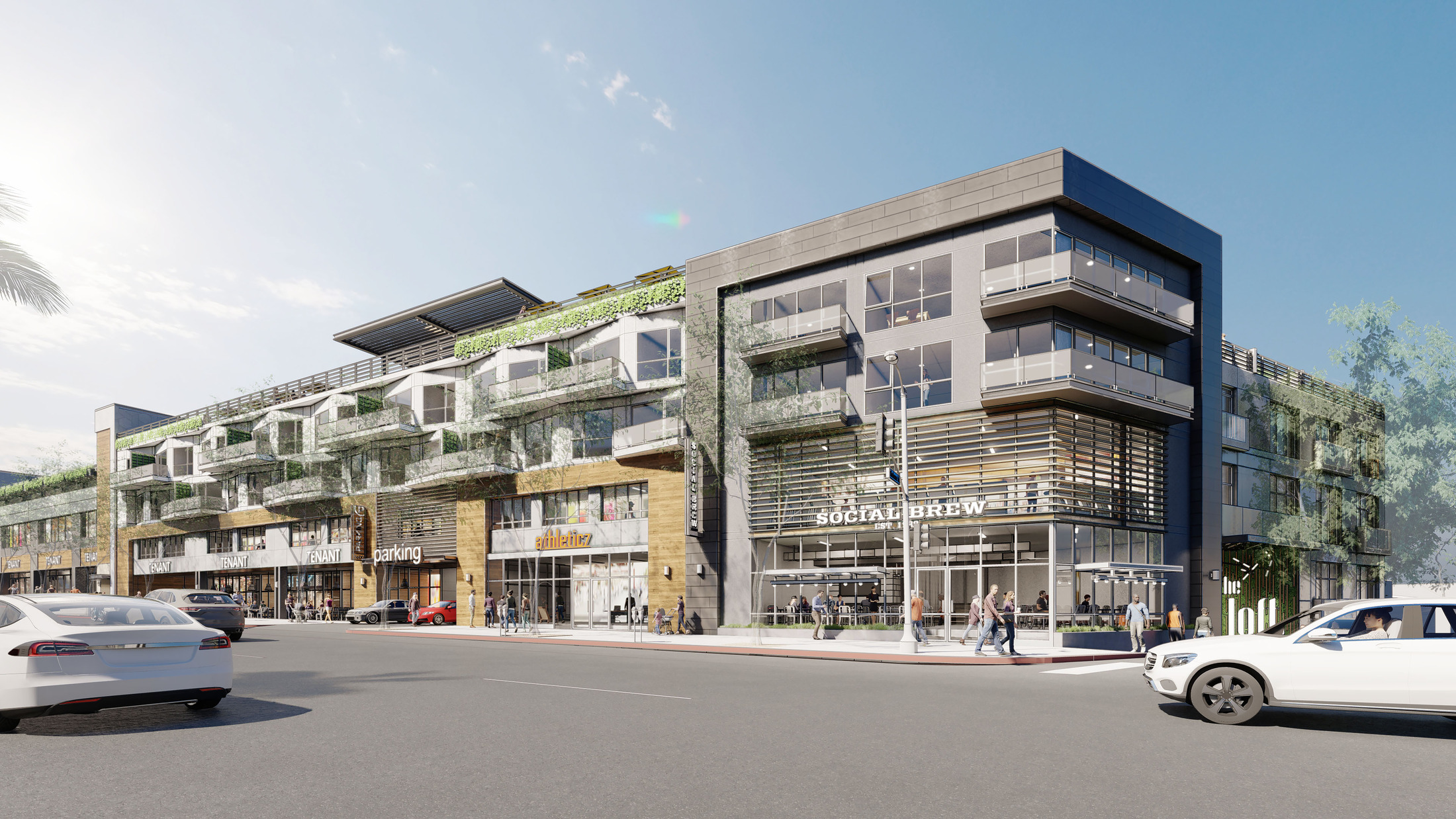 Mixed-Use Development Roofing